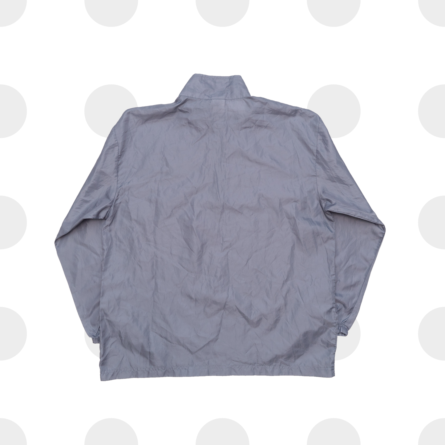 team usa thin wind jacket - grey - xl - back