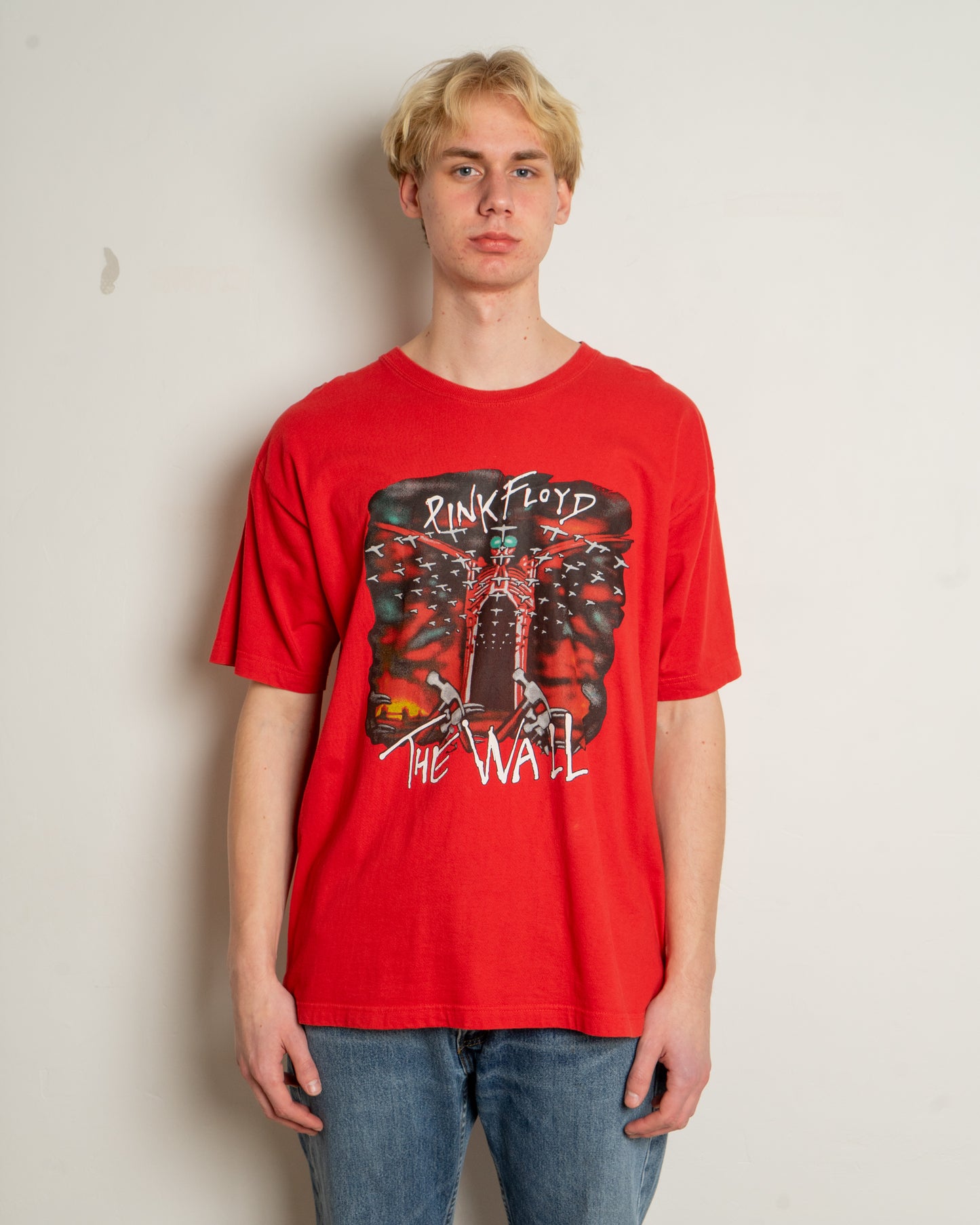 pink floyd bootleg - red - t-shirt - xxl