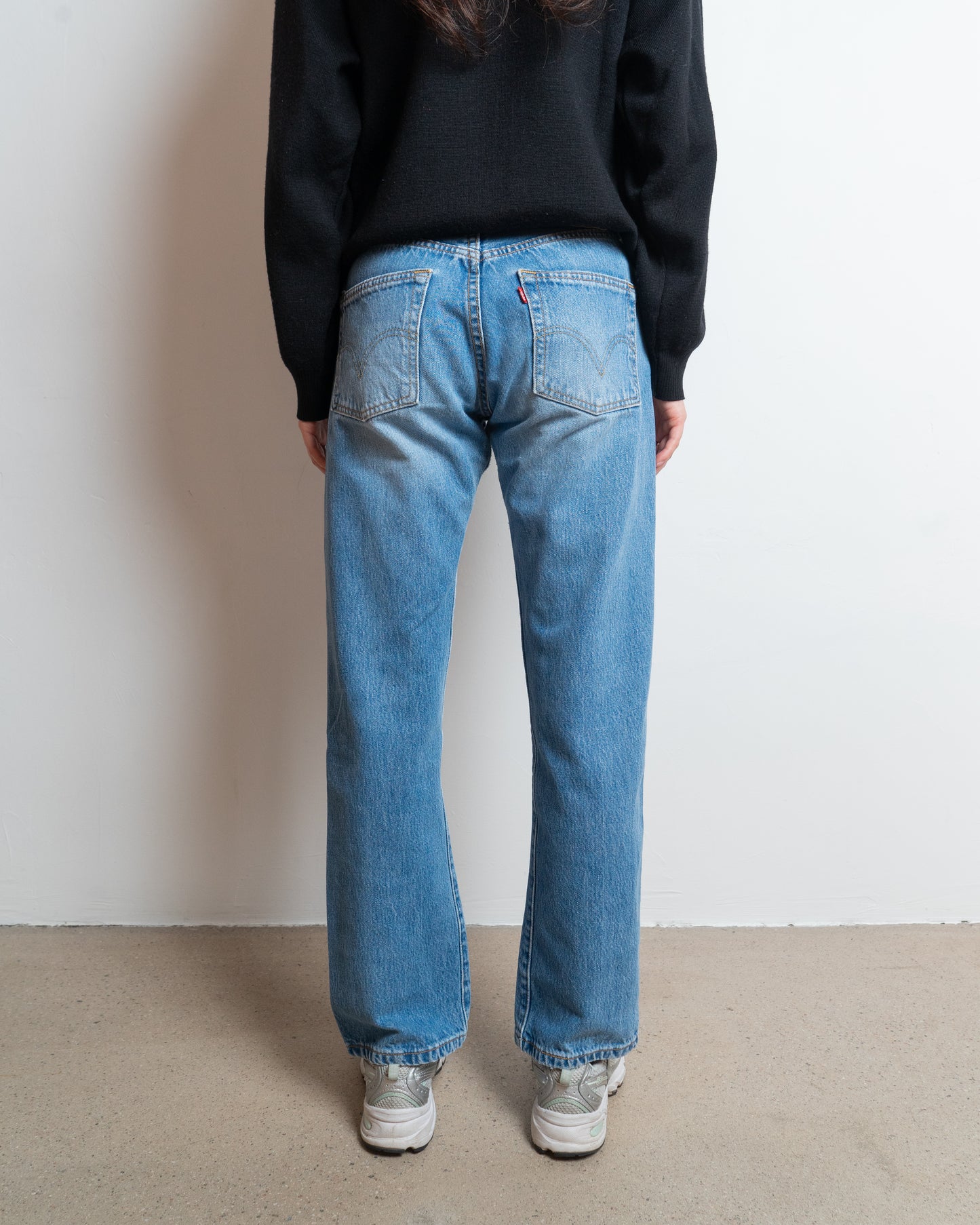 2002 levis 501 - mid blue - jeans - 27x30