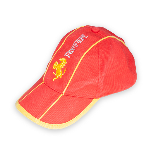 90s ferrari hat - "ferrari red" - one size