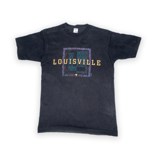 90s louisville - t-shirt - black - medium