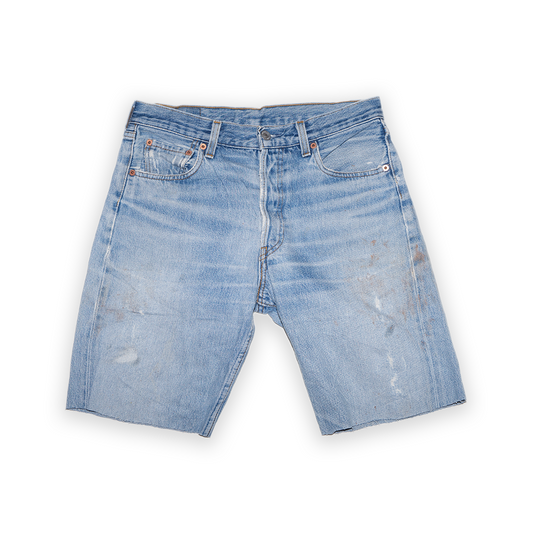 1995 levis 501 - shorts - light blue wash - w31