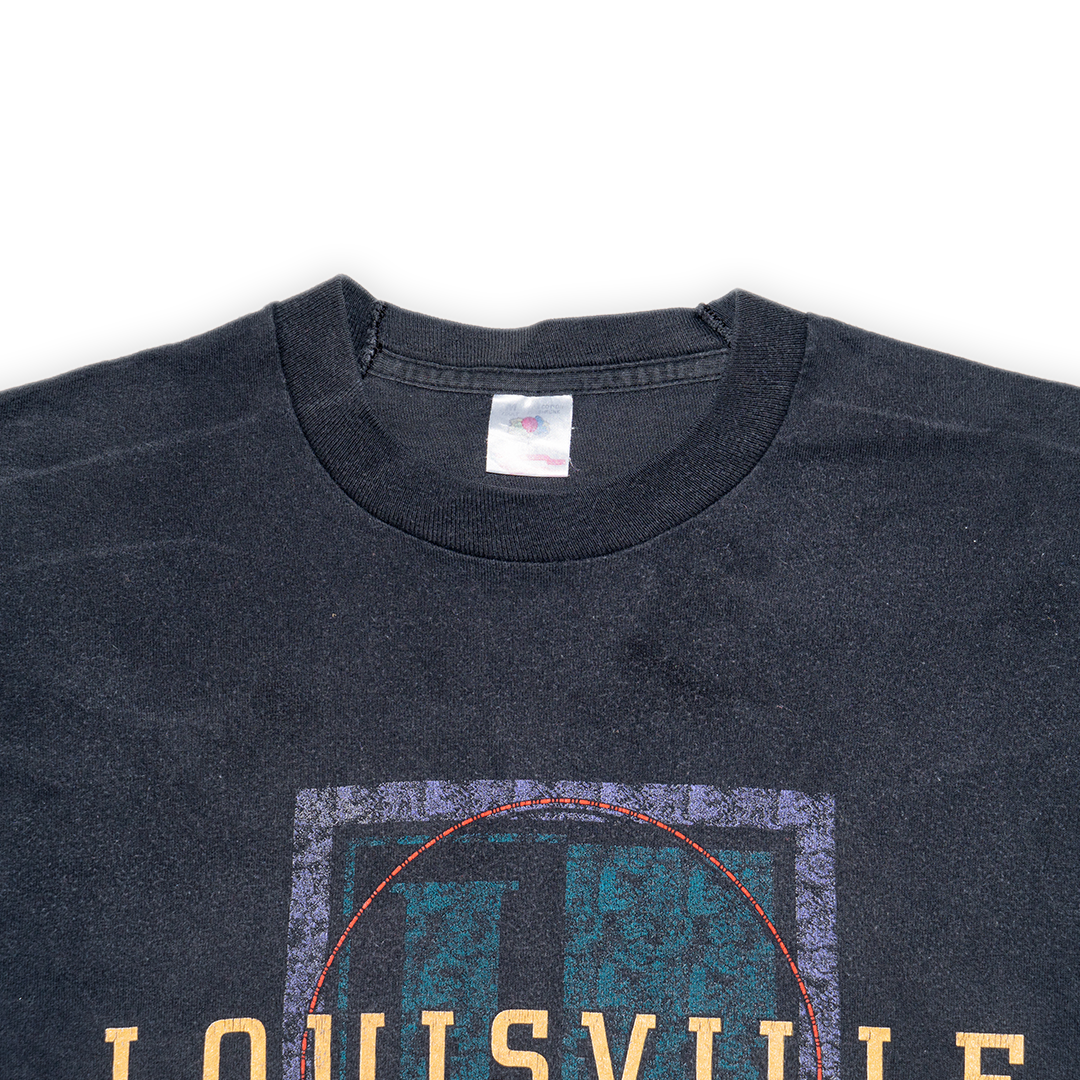 90s louisville - t-shirt - black - medium