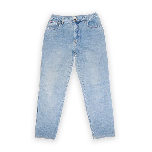 vintage moschino jeans - light blue wash - w34