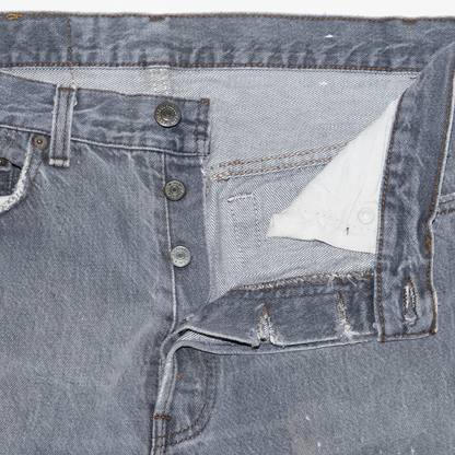 1980s levis 501 - grey - USA made - 33x34