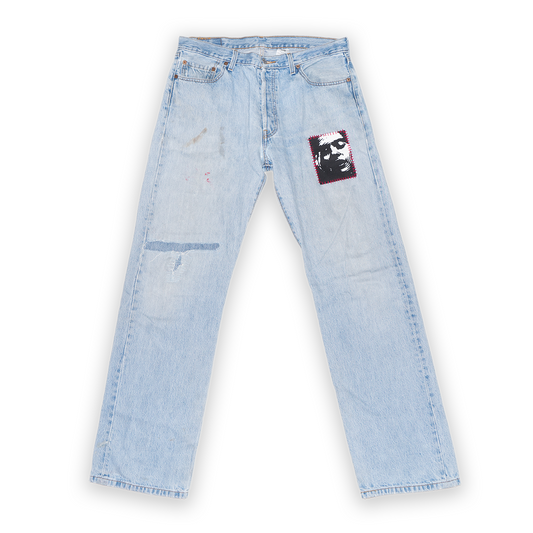 levis 501 - stenwreth x walkendorff - y2k paper tag - 36x34