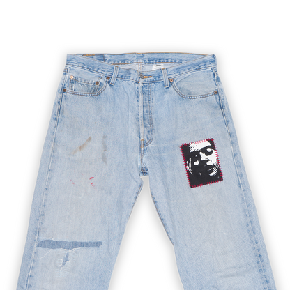 levis 501 - stenwreth x walkendorff - y2k paper tag - 36x34