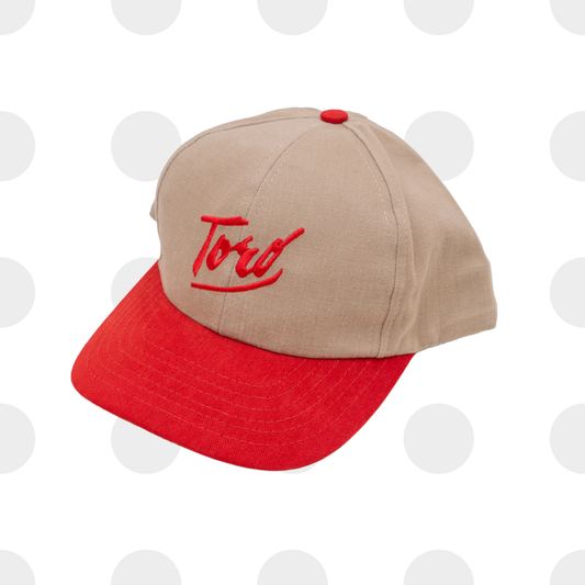 vintage toro hat - snapback - beige - front