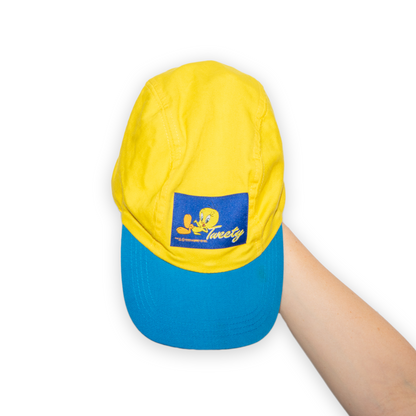 1999 tweety looney tunes - cap - yellow/blue - one size