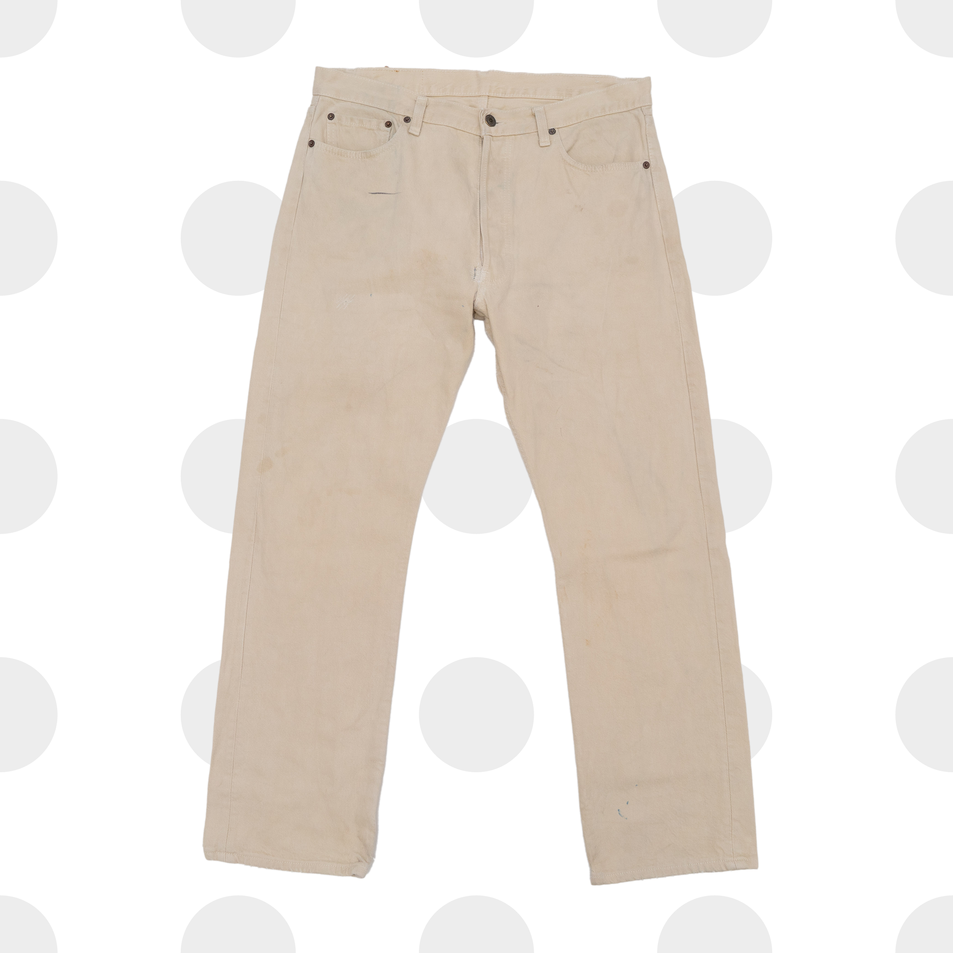 Cream levis 501 best sale