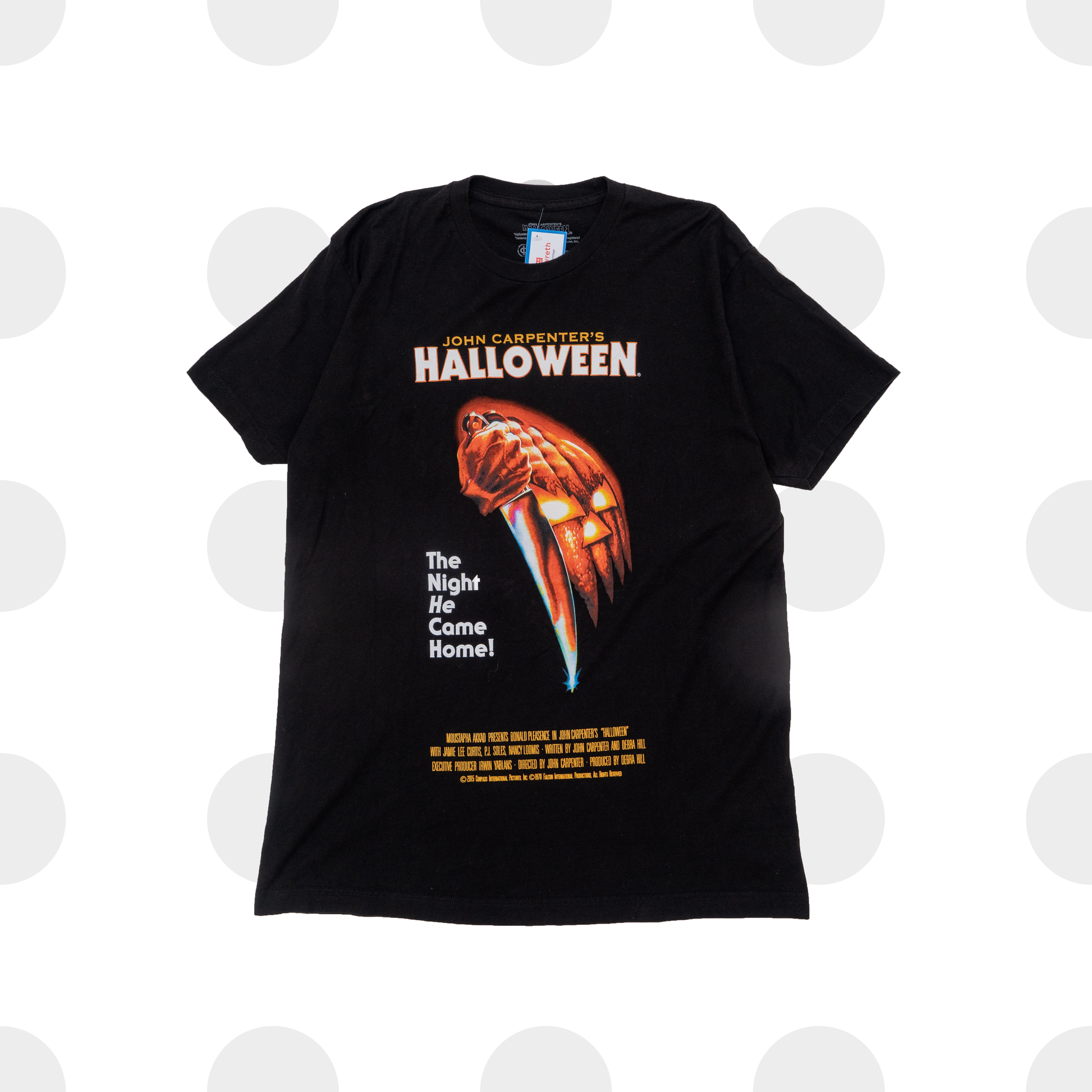 halloween movie promo - t-shirt - large - black - front