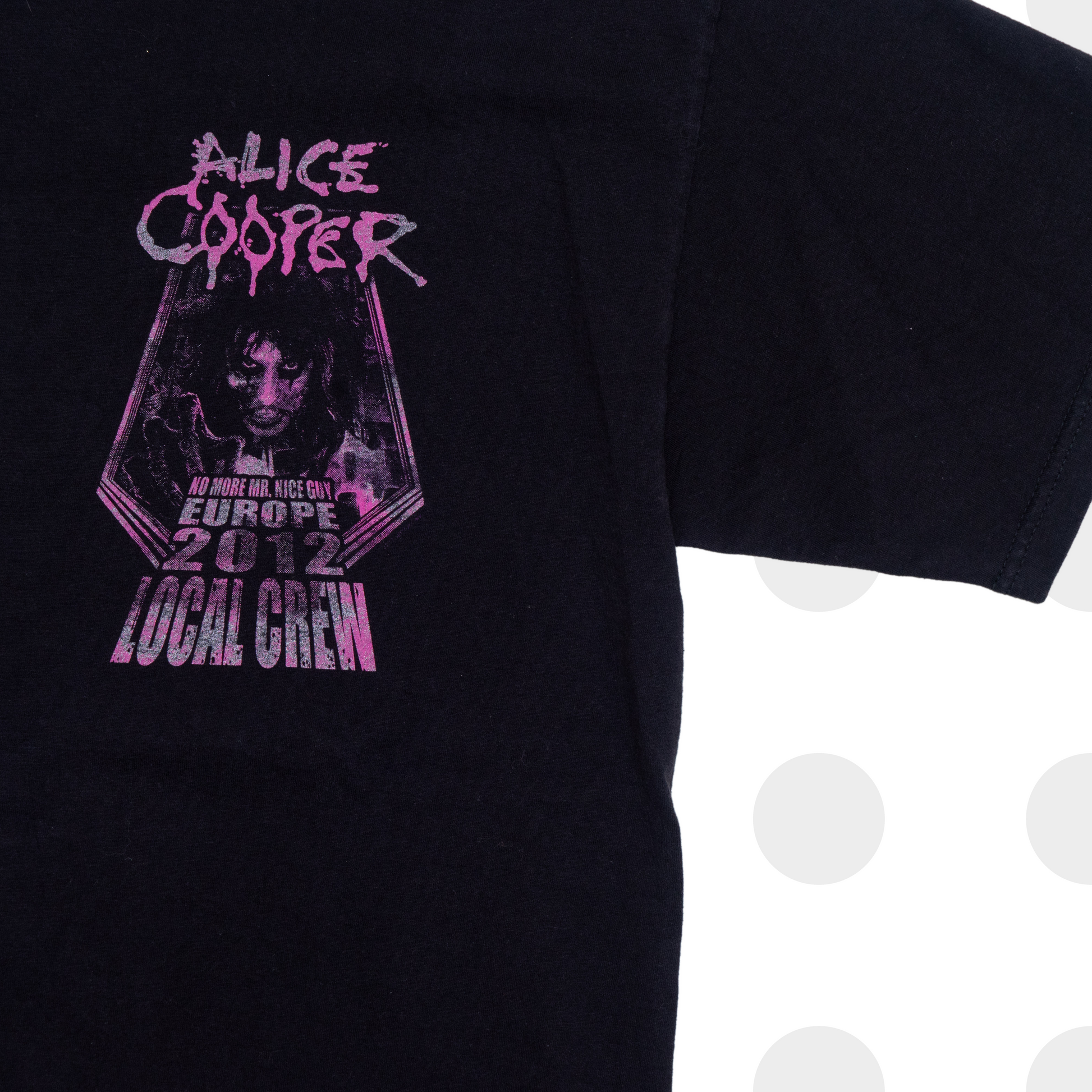 alice cooper - t-shirt - black - large - front print