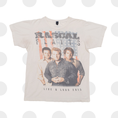 rascal flatts merch - t-shirt - white - s - front