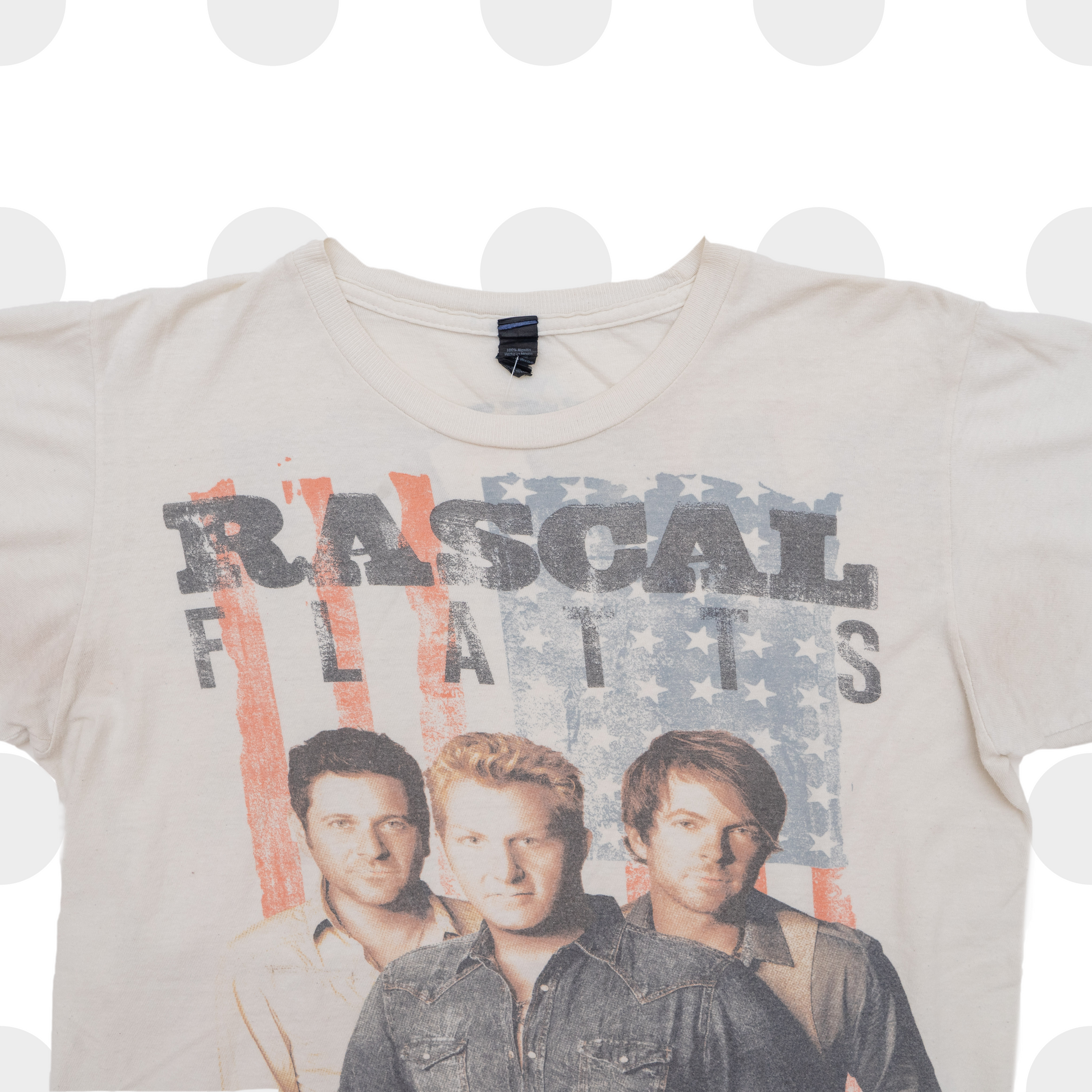rascal flatts merch - t-shirt - white - s - front print