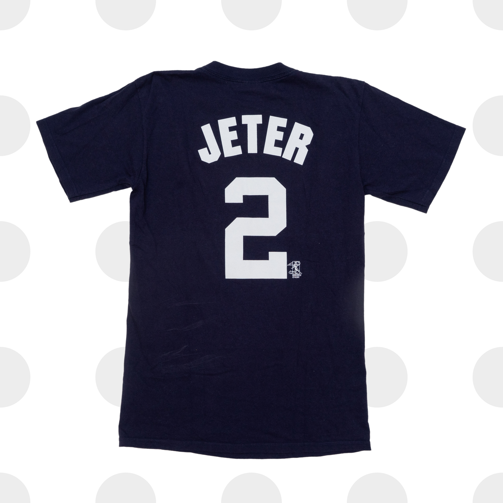 ny yankees jeter - t-shirt - navy blue - m - back