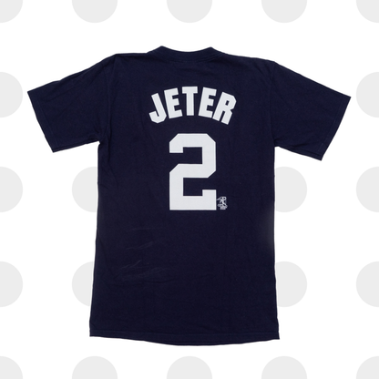 ny yankees jeter - t-shirt - navy blue - m - back