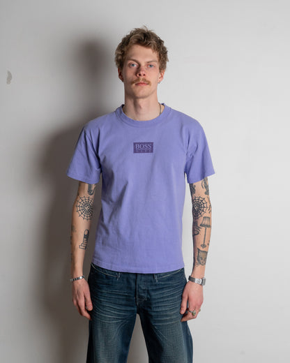 90s vintage boss bootleg - pastel purple - t-shirt - small