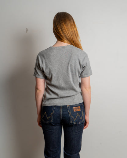 y2k vtg quiksilver - gray - t-shirt  - women xl