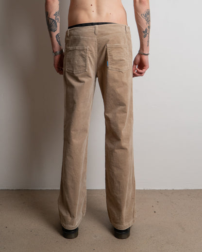 y2k fandango babe - manchester beige - trousers - size 29