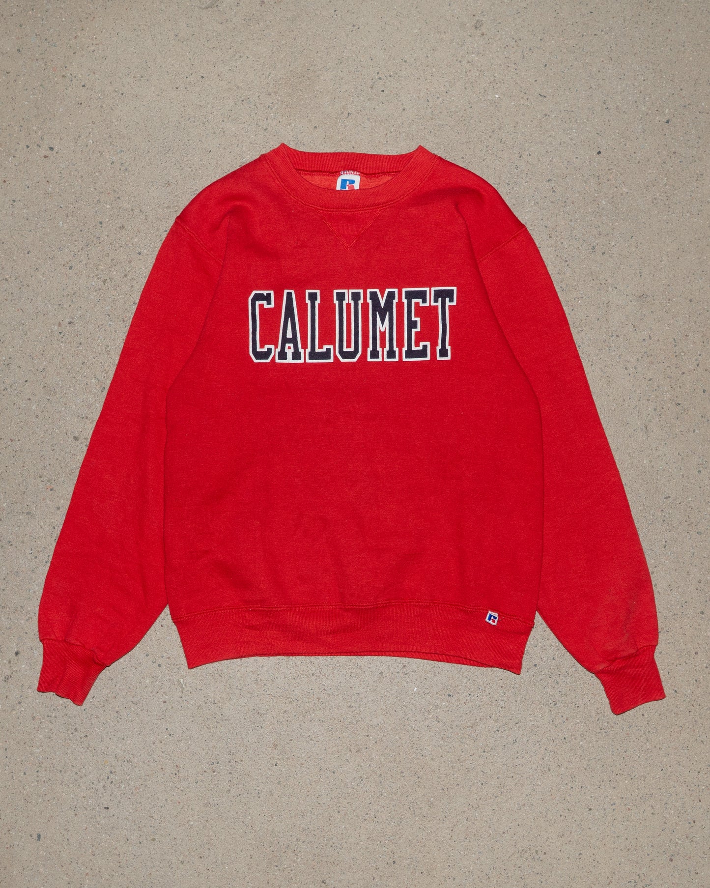 calumet - sweatshirt - red - small