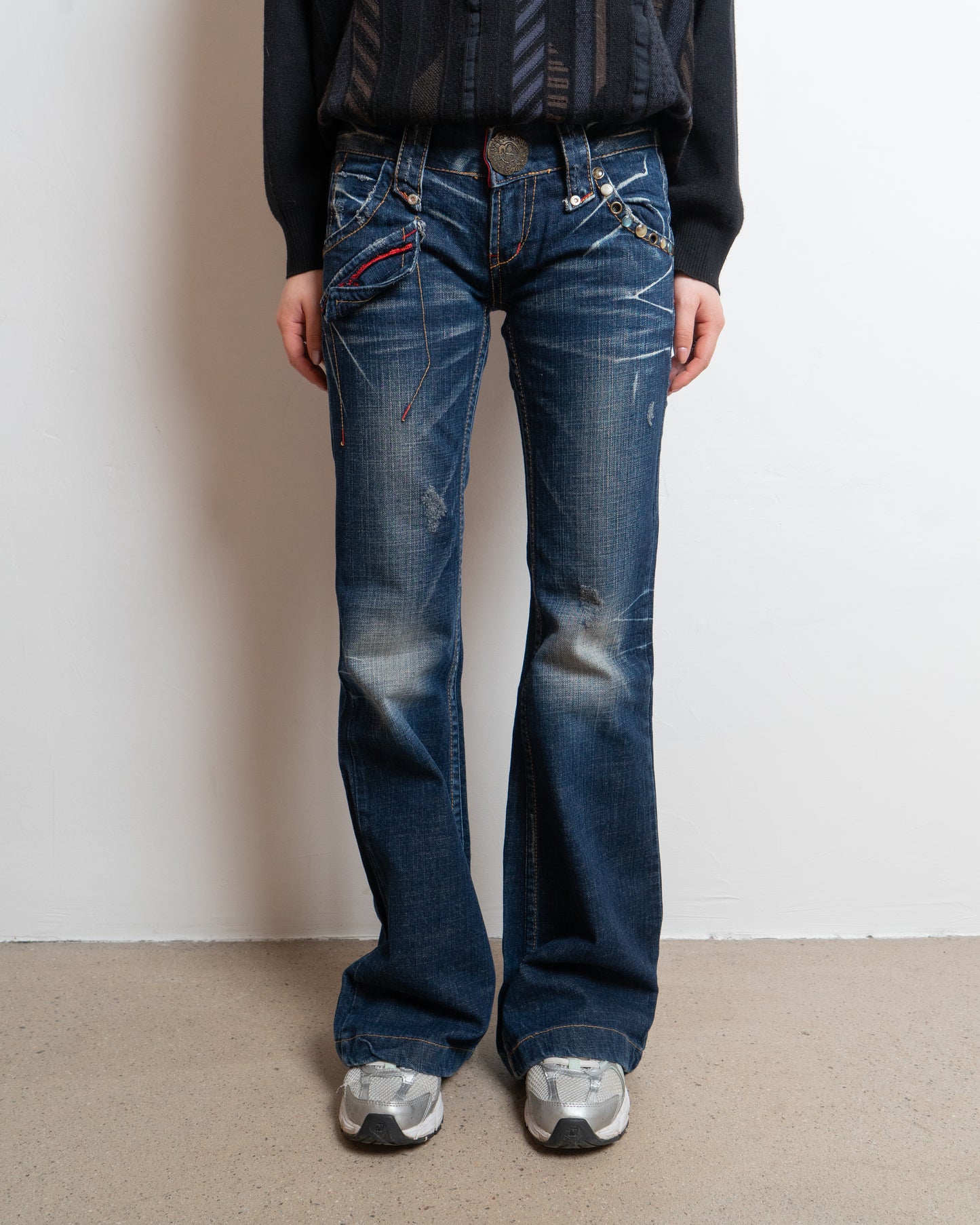 red pepper y2k - indigo blue - jeans - size 26"