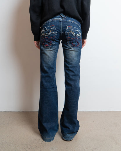 red pepper y2k - indigo blue - jeans - size 26"