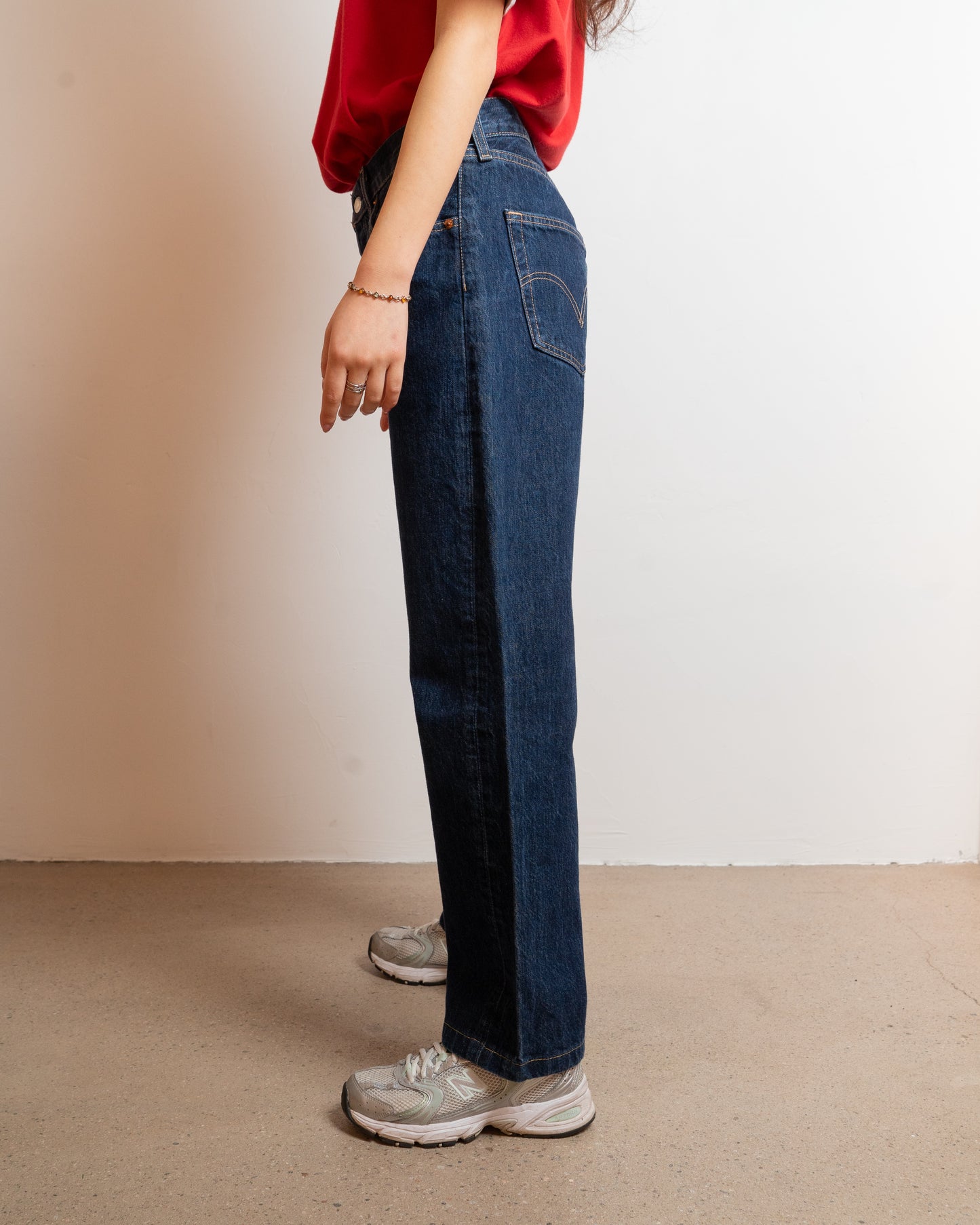 2001 levis 501 - indigo blue - jeans - w27-28 l29