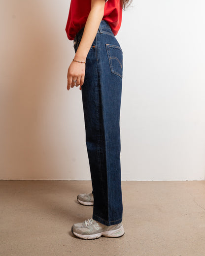 2001 levis 501 - indigo blue - jeans - w27-28 l29