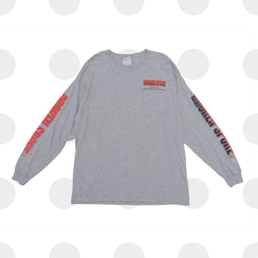 broken spoke saloon L/S - grey - xl - front